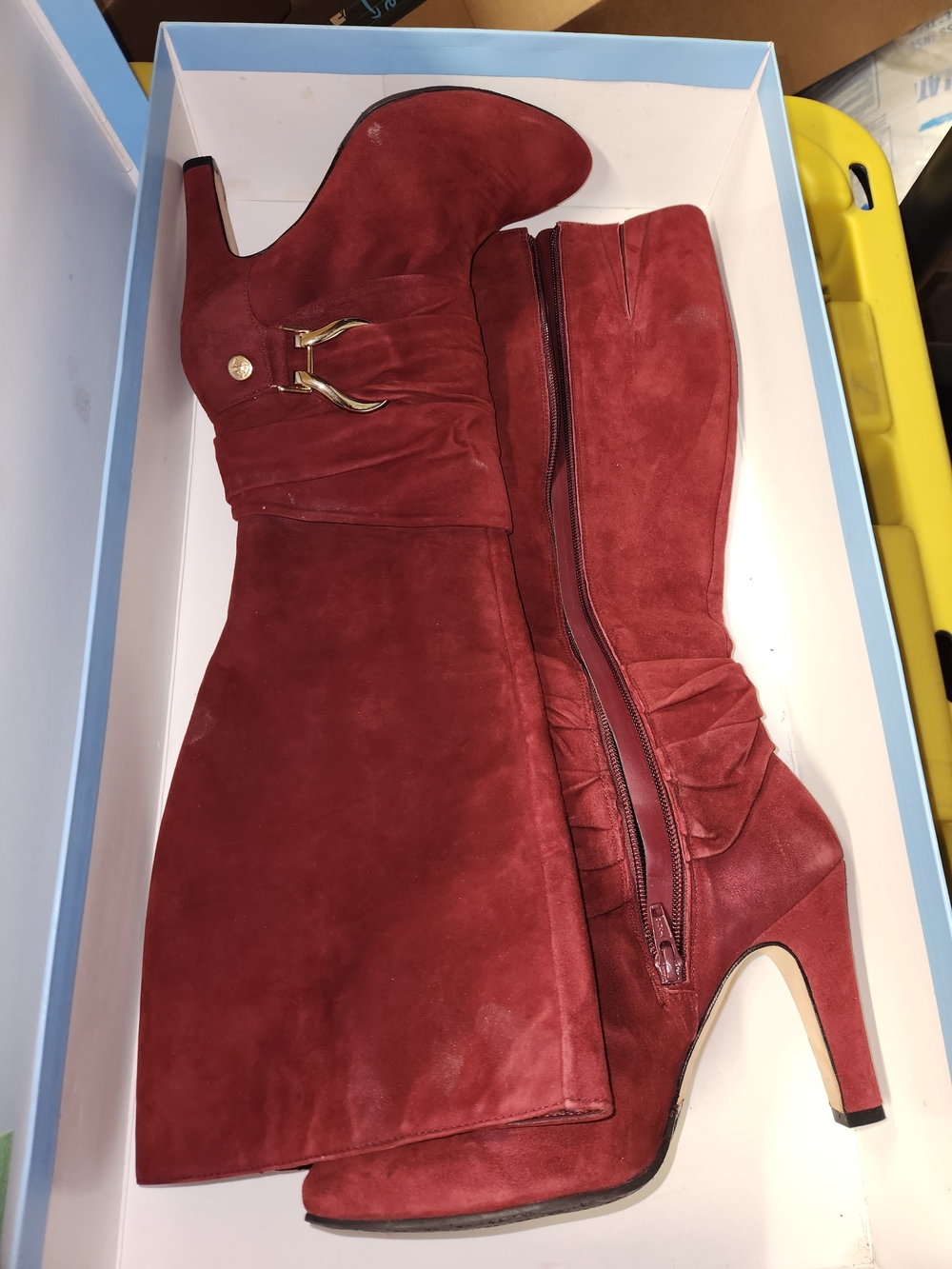 Antonio Melani Juliane613 Women's Size 8 Jasmine Deep Red Tall Boot
